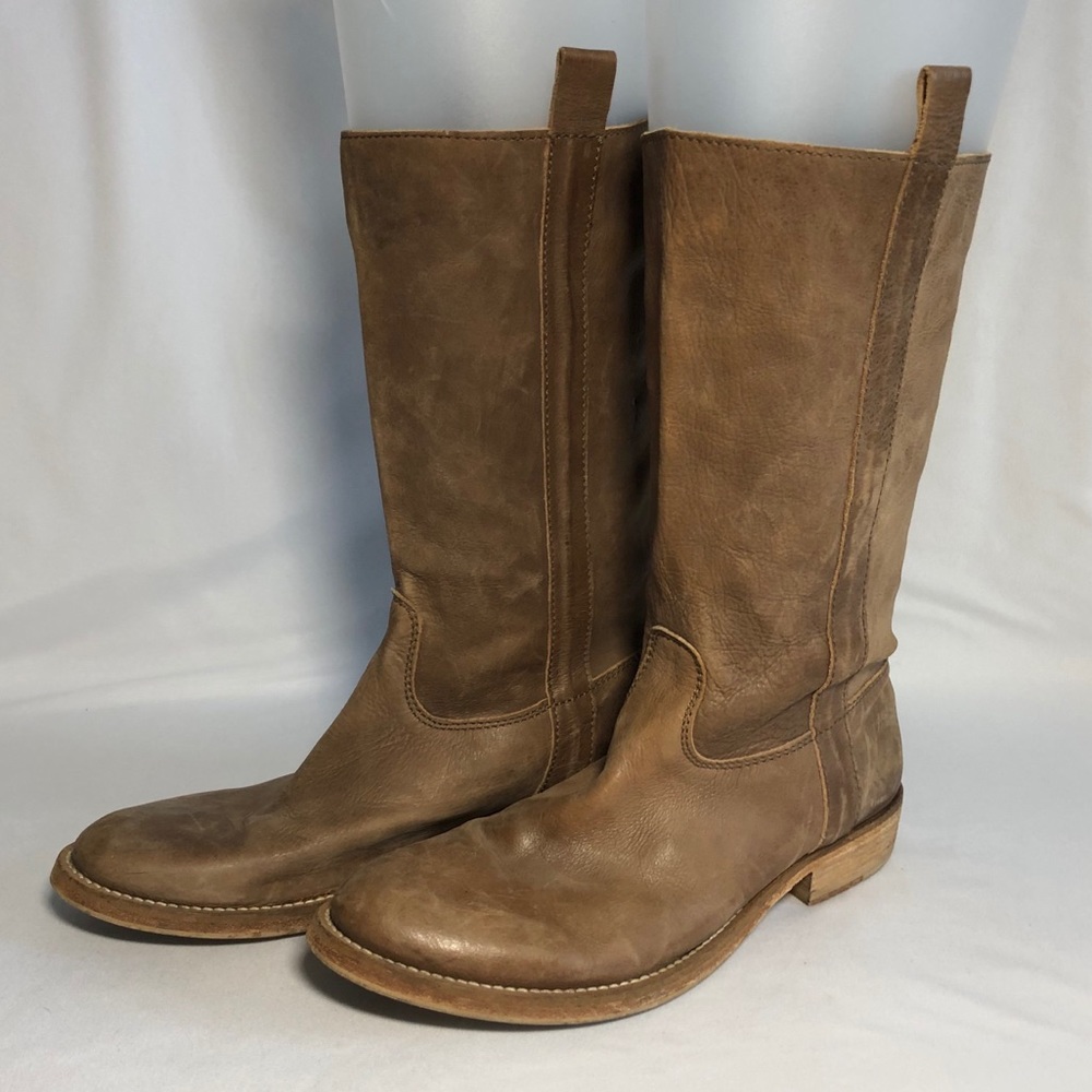 Catarina Martins Tan Leather Boots